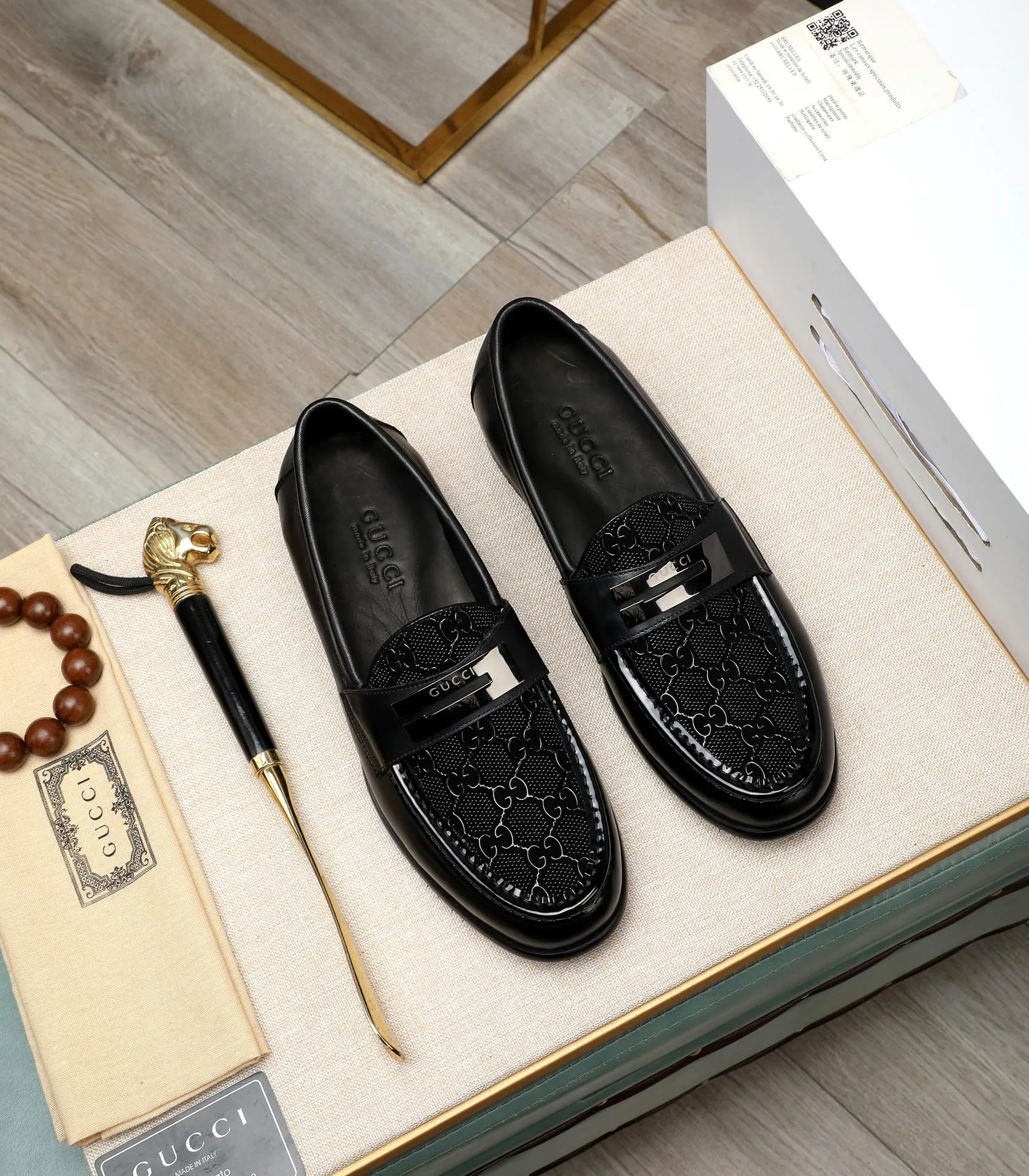 Men's shoes 💰500 📛📛 Original version (water-dyed cow lining) GUCCI official website formal shoes 🌀 Italian 🇮🇹 imported cowhide ➕ top imported water-dyed cowhide lining 💋 fine handmade original bottom, the real thing looks better when photographed in person Standard size 38-44 (45 46 customized)